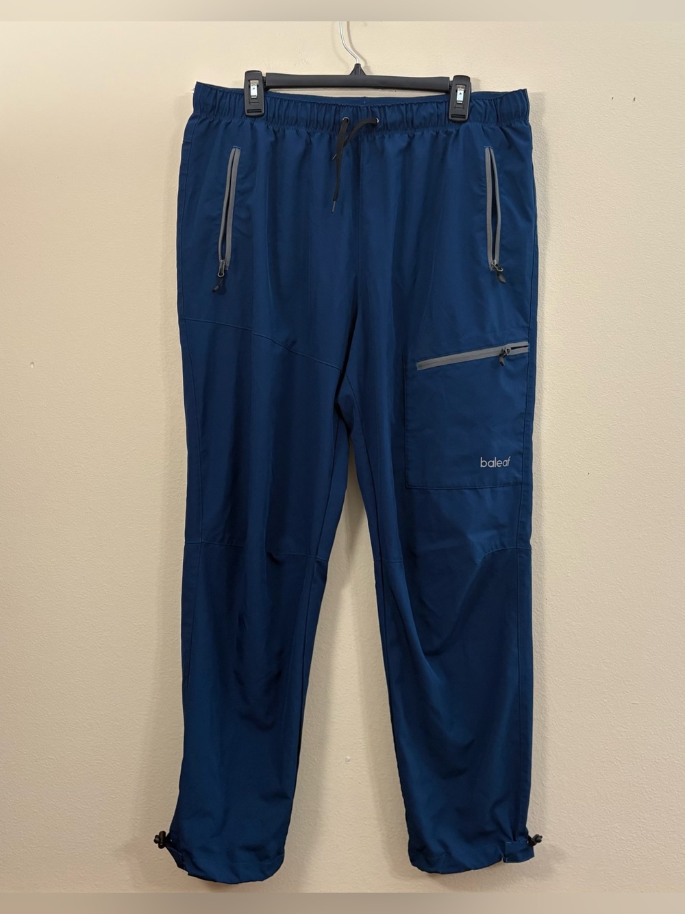 Baleaf Men's 2X Water Resistant Outdoor Hiking Pants blue Pants